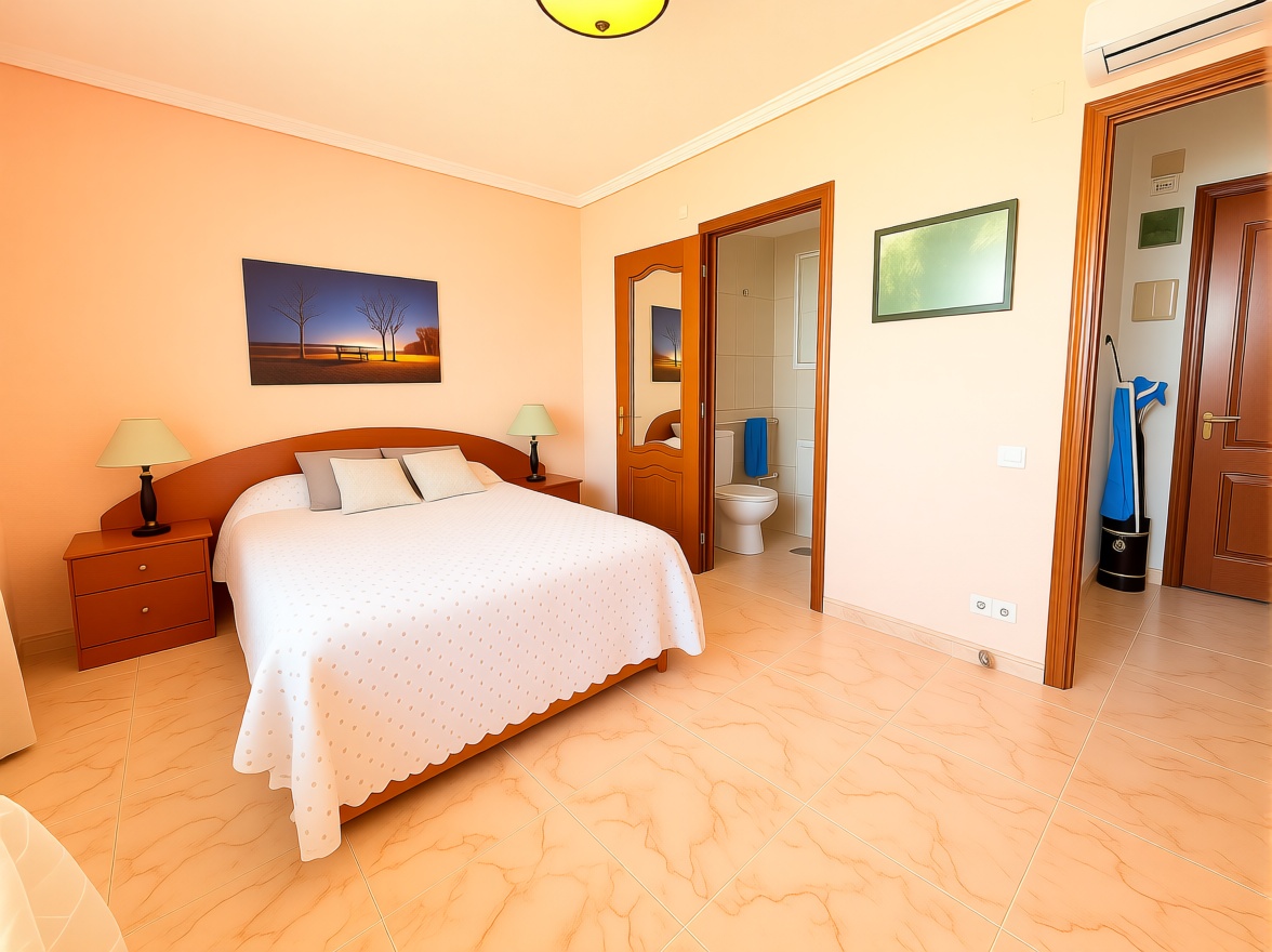 Piso en primera línea de playa en Benidorm — Dormitorio