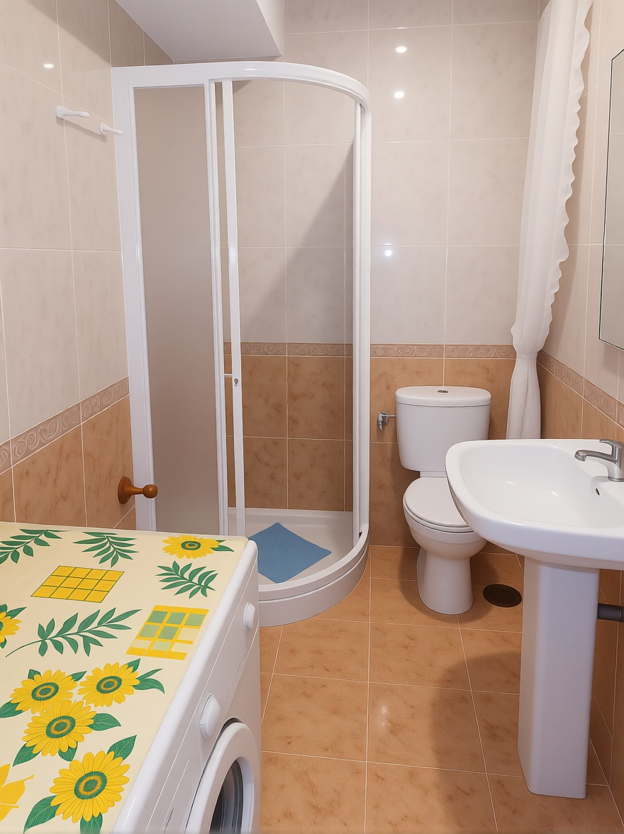 Ático en primera línea de mar en Benidorm — Baño