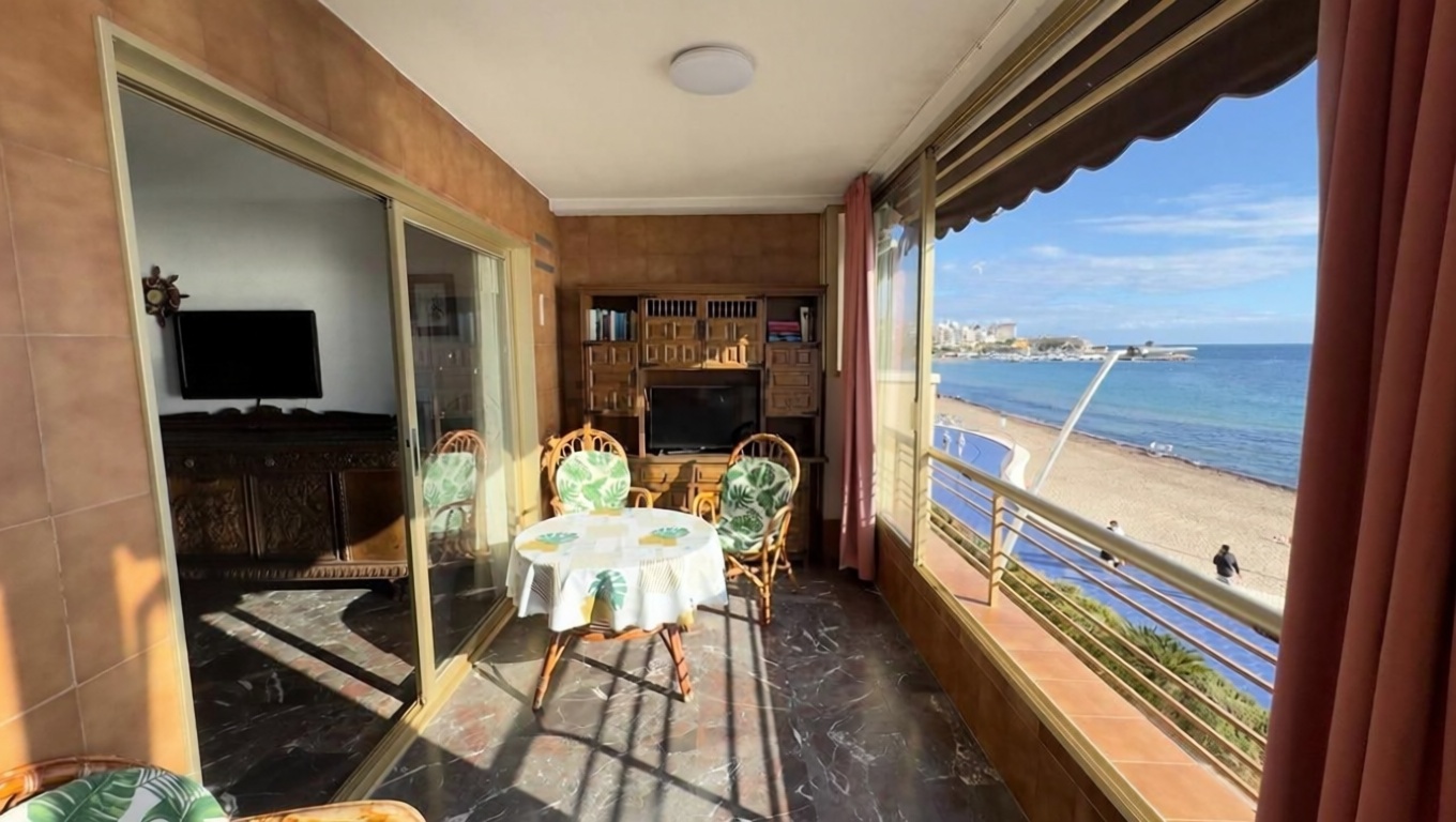 Piso en primera línea de playa en Benidorm