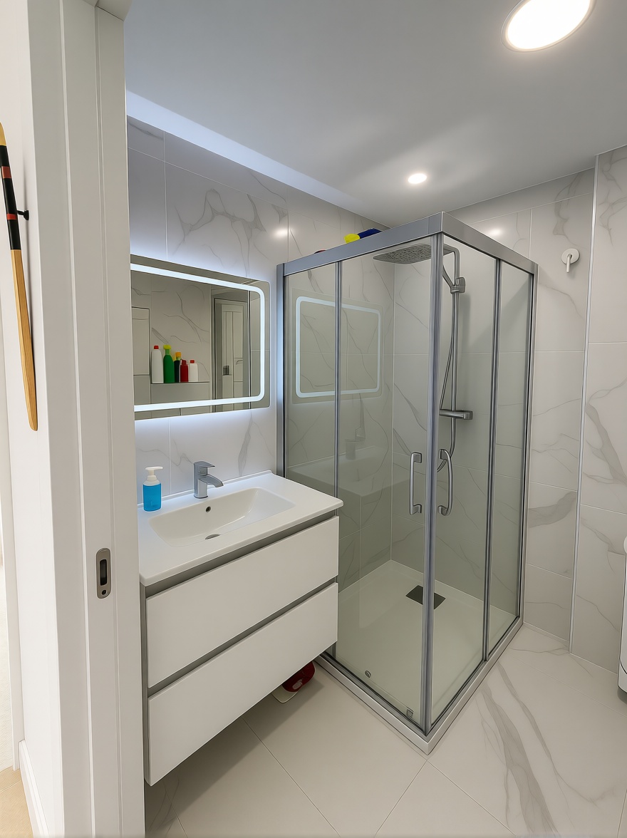 Appartement en première ligne de plage à Benidorm — Sanitaires