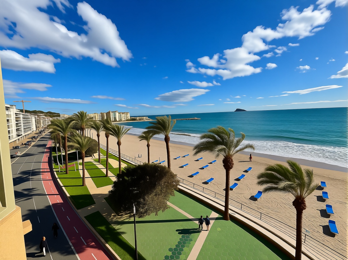 Piso en primera línea de playa en Benidorm — Vista mar