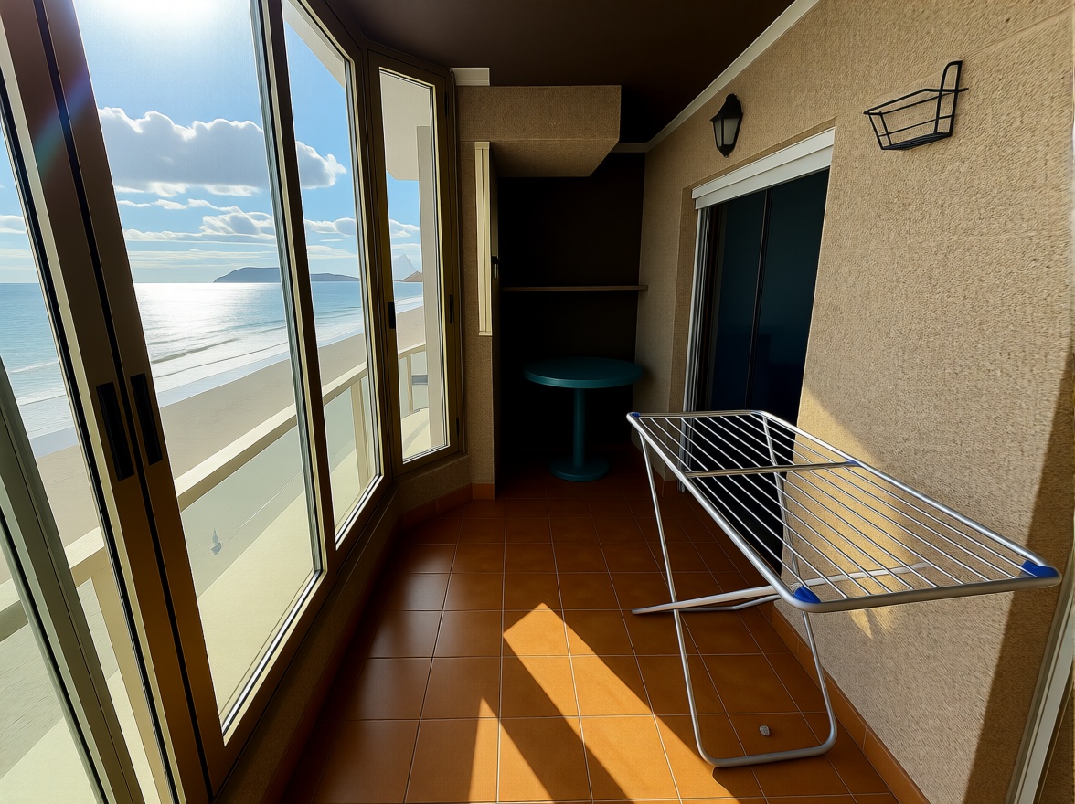 Piso en primera línea de playa en Benidorm — Terraza mar