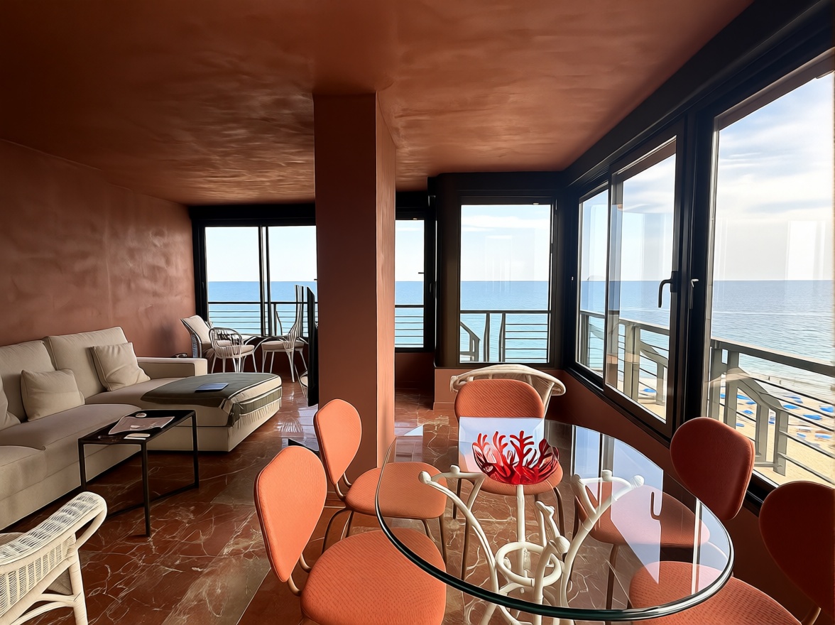 Piso en primera línea de playa en Benidorm — Comedor