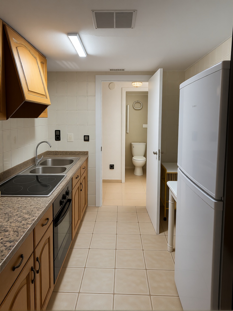 Flat in First Line of Beach in Benidorm — Kitchen