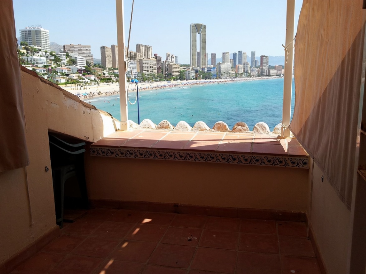 Ático en primera línea de mar en Benidorm
