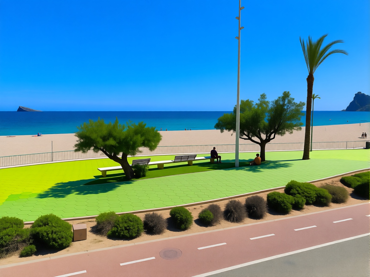 Piso en primera línea de playa en Benidorm — Casa banho