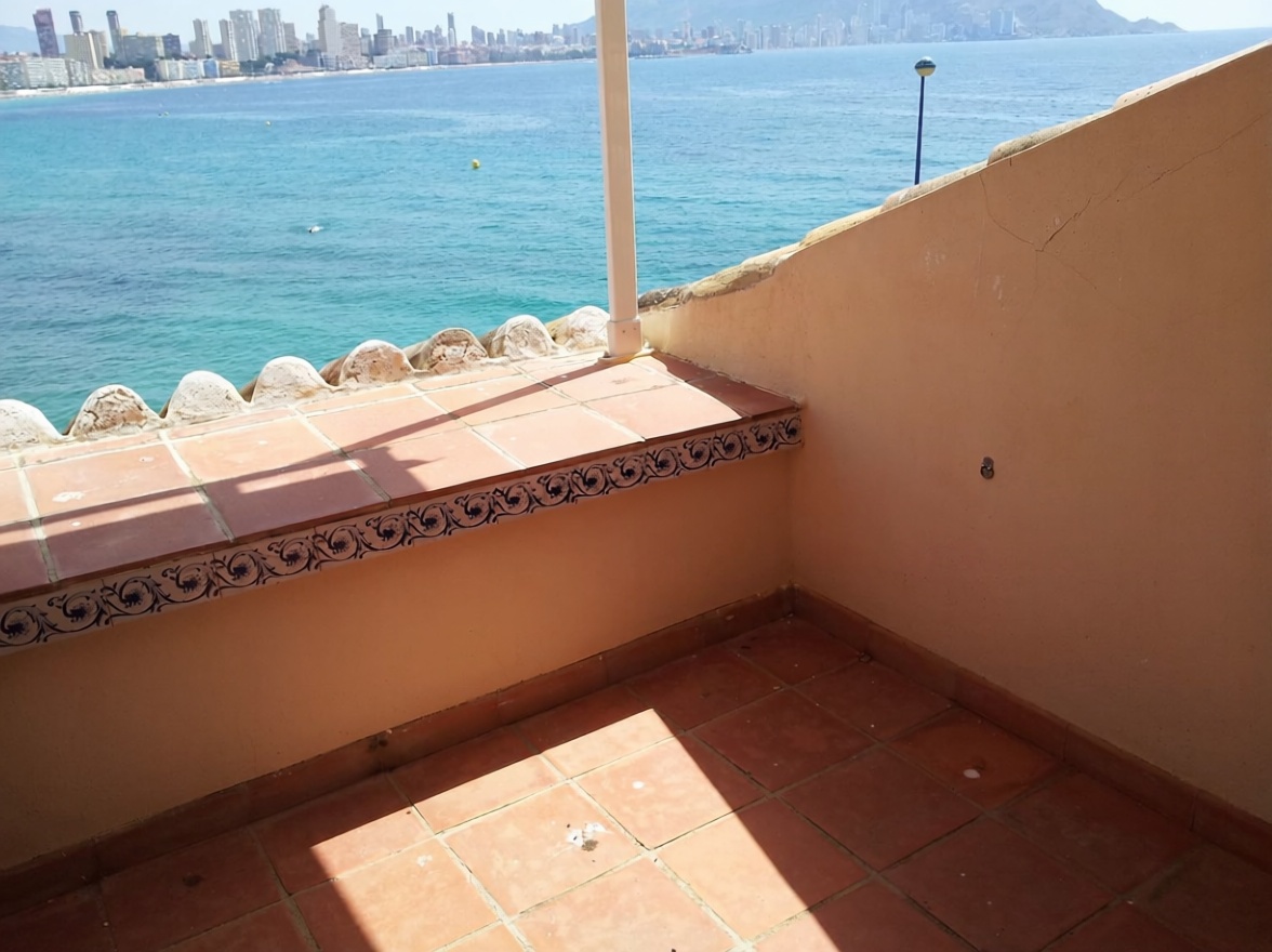 Ático em primeira linha de mar em Benidorm — Terraço mar