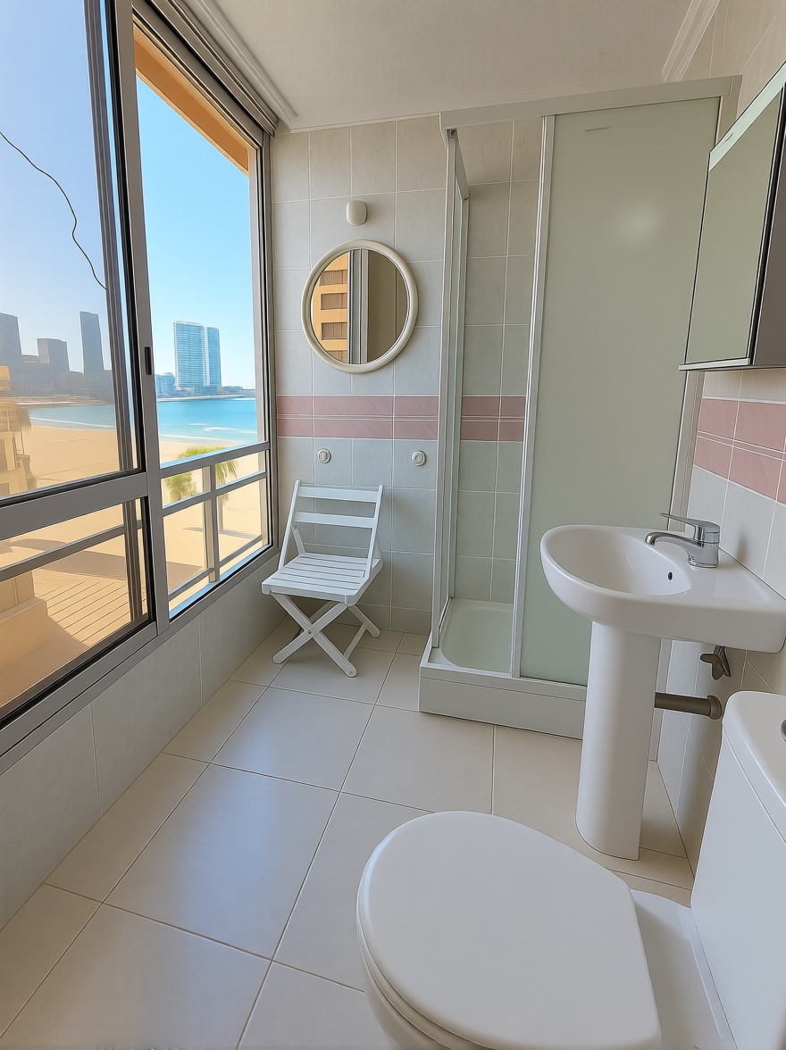 Piso em primeira linha de praia em Benidorm — Casa banho