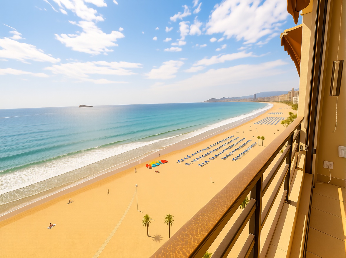 Piso en primera línea de playa en Benidorm — Vista mar