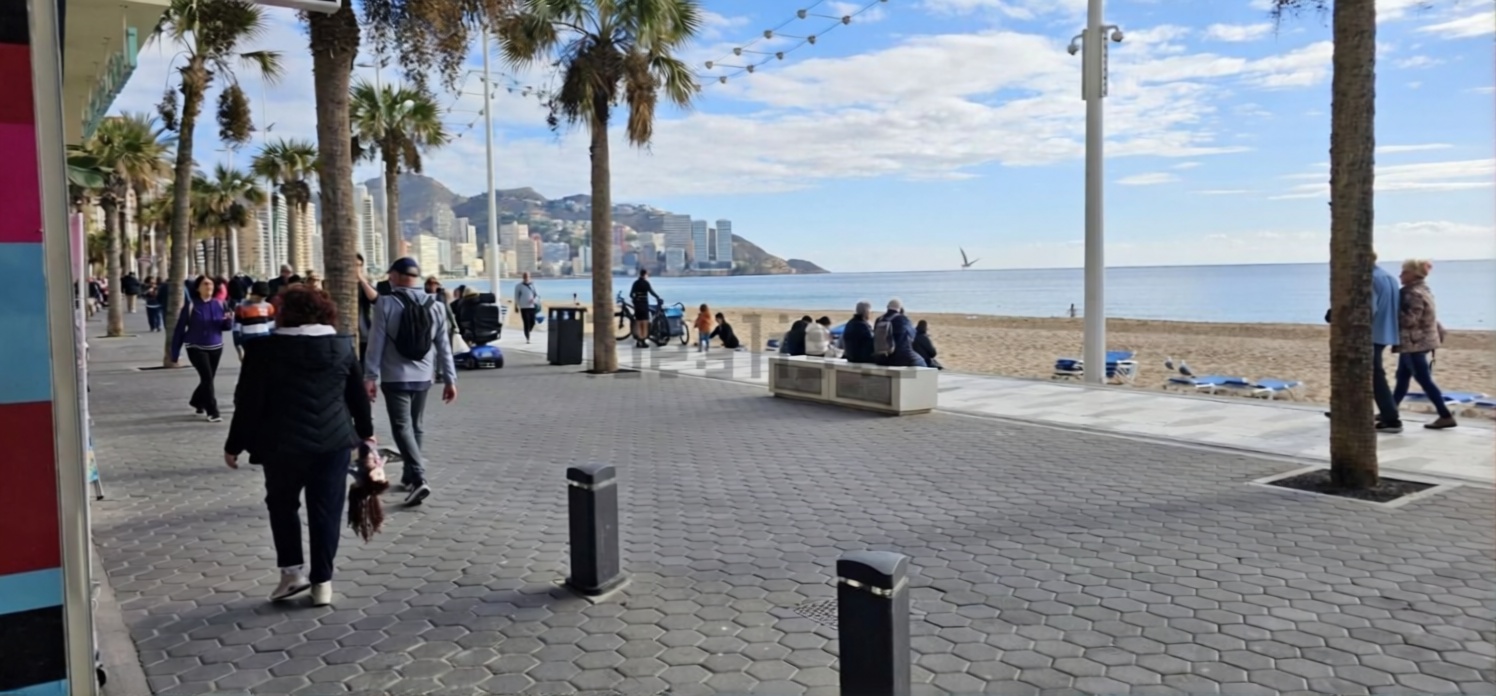Apartamento em primeira linha de praia em Benidorm