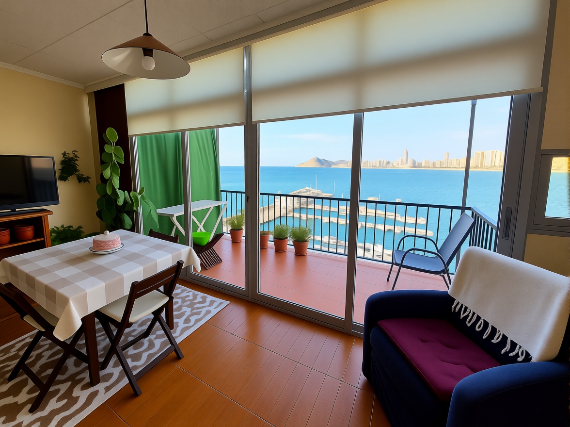 Ático en primera línea de mar en Benidorm — Terraza mar