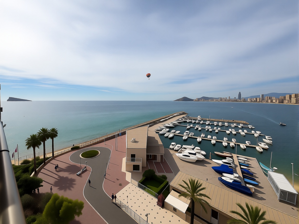 Dúplex en primera línea de playa en Benidorm — Vista mar