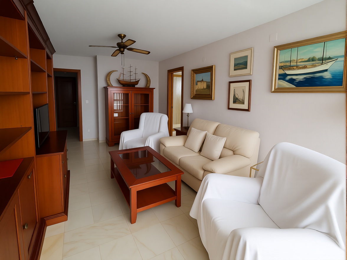 Piso en primera línea de playa en Benidorm — Sala
