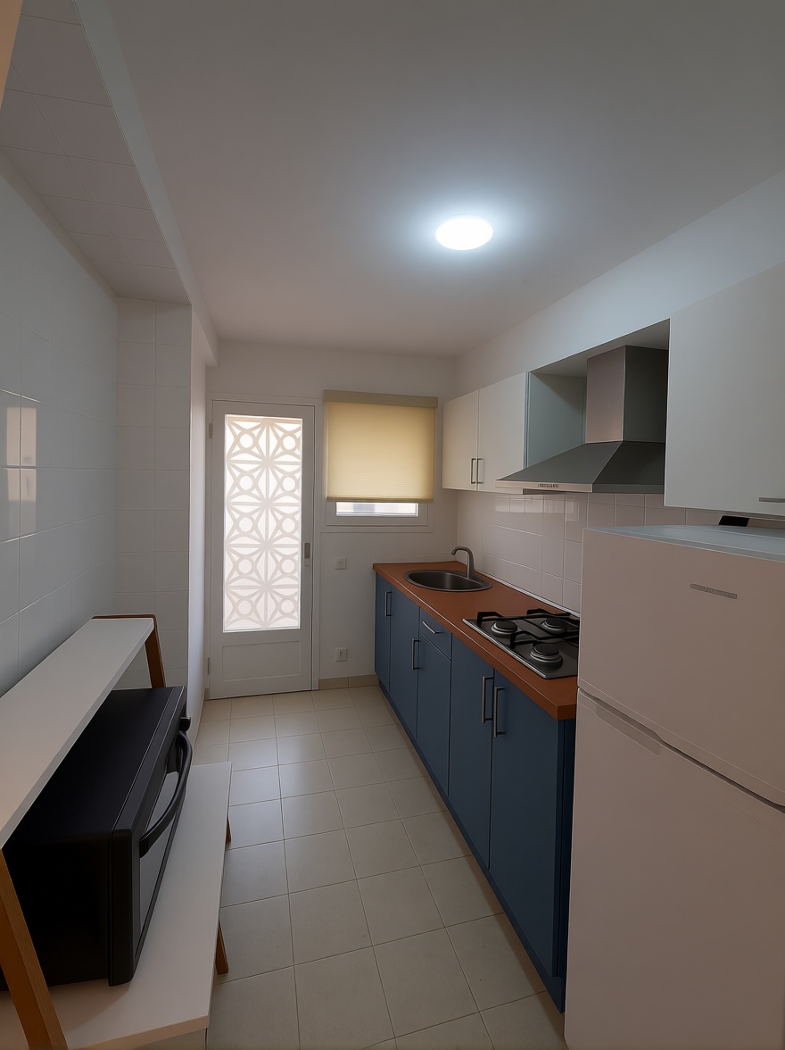 Apartamento em primeira linha de praia em Benidorm — Cozinha