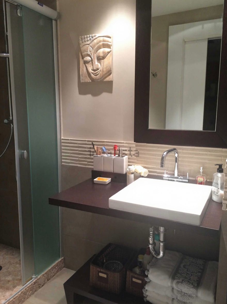 Wohnung in erster Strandlinie in Benidorm — Bad