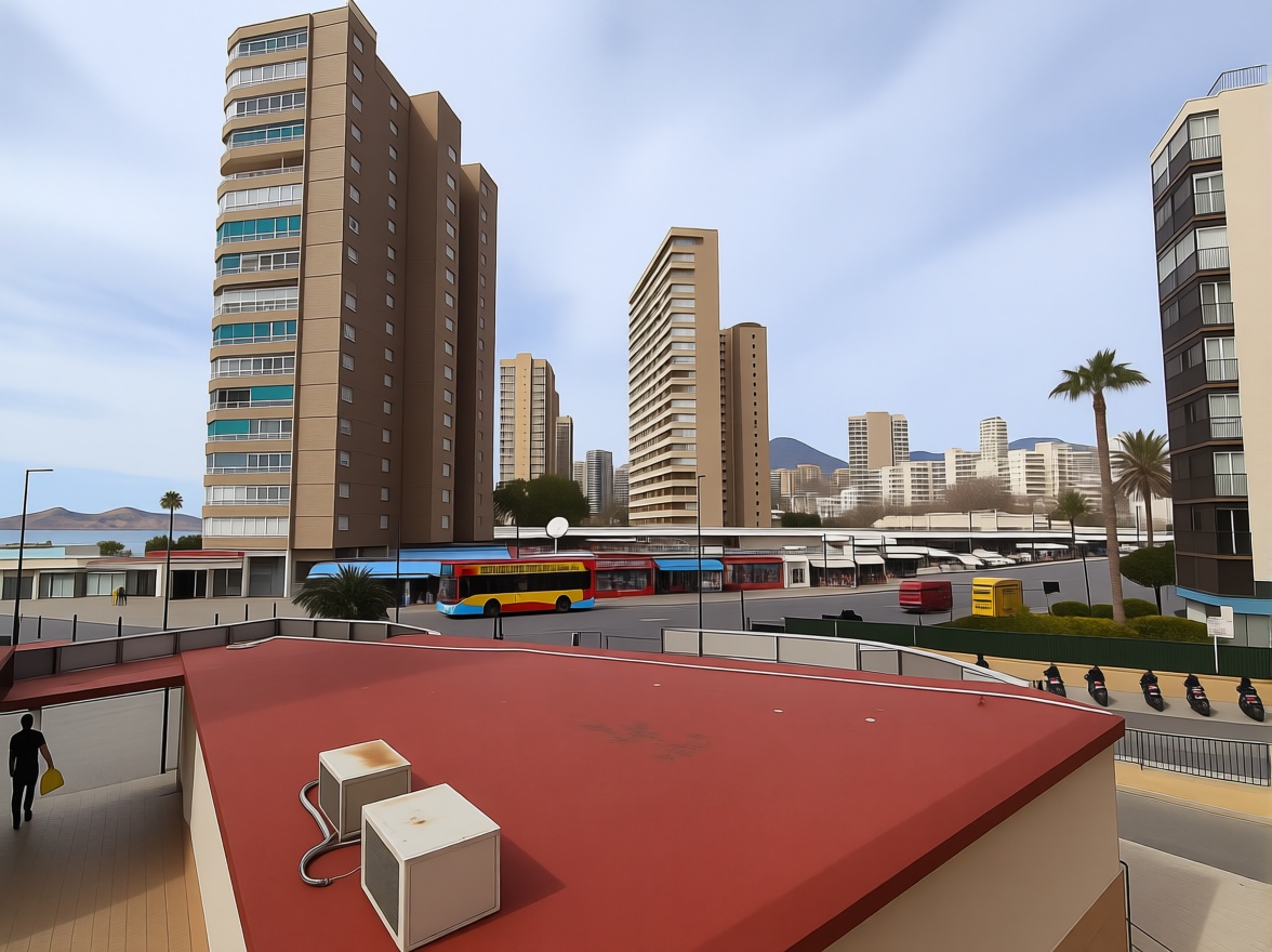 Wohnung in erster Strandlinie in Benidorm — Meerblick