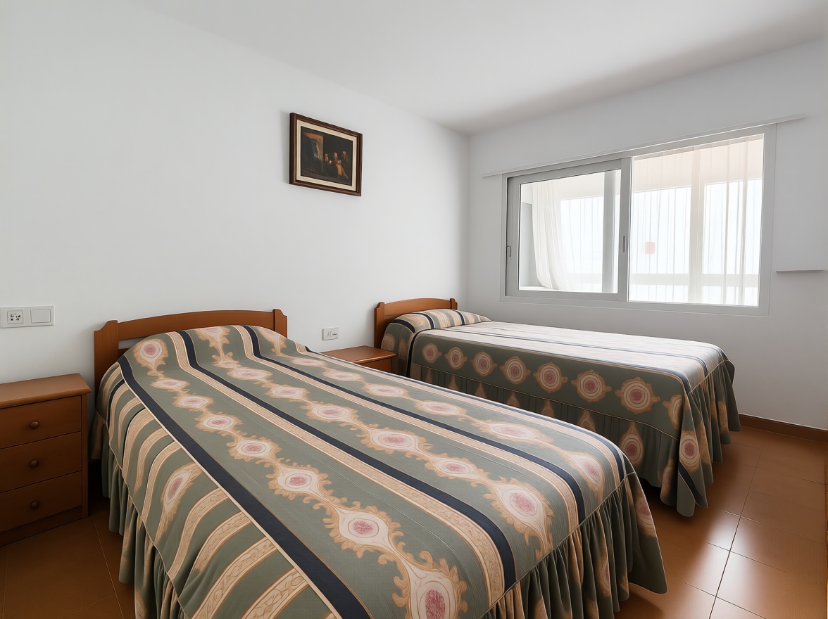 Wohnung in erster Strandlinie in Benidorm — Schlafzimmer