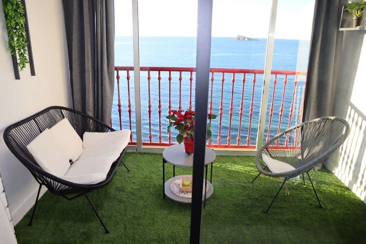 Estudio en primera línea de playa en Benidorm