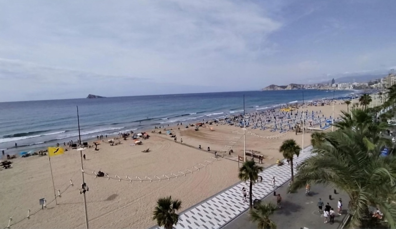 Piso en primera línea de playa en Benidorm