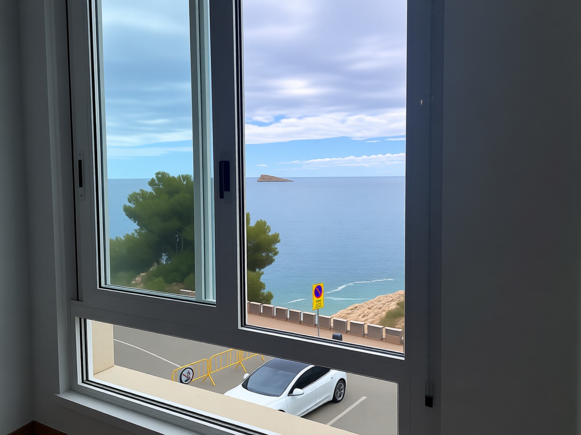 Dúplex en primera línea de playa en Benidorm — Vista mar