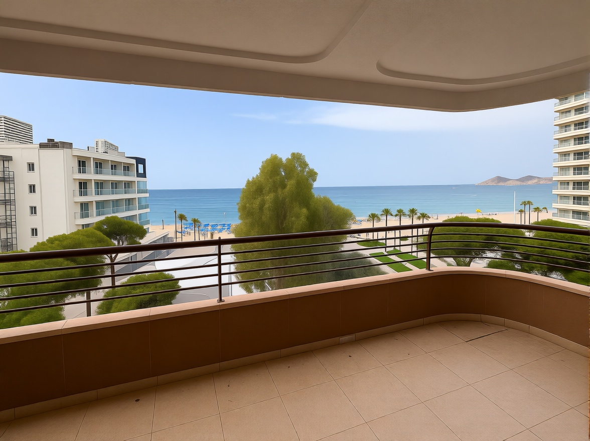 Flat in Primera Línea de Playa in Benidorm — Sea terrace