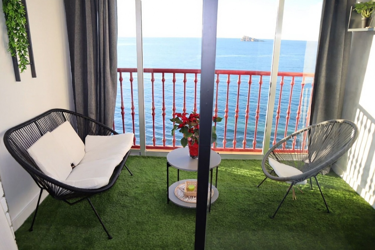 Estudio en primera línea de playa en Benidorm