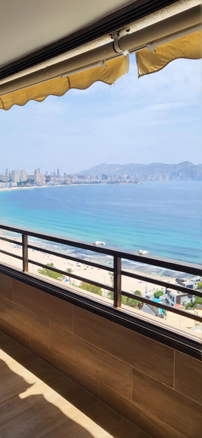 Piso en primera línea de playa en Benidorm