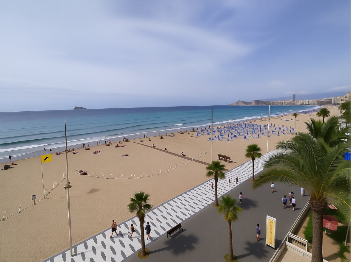 Wohnung in erster Strandlinie in Benidorm — Meerblick