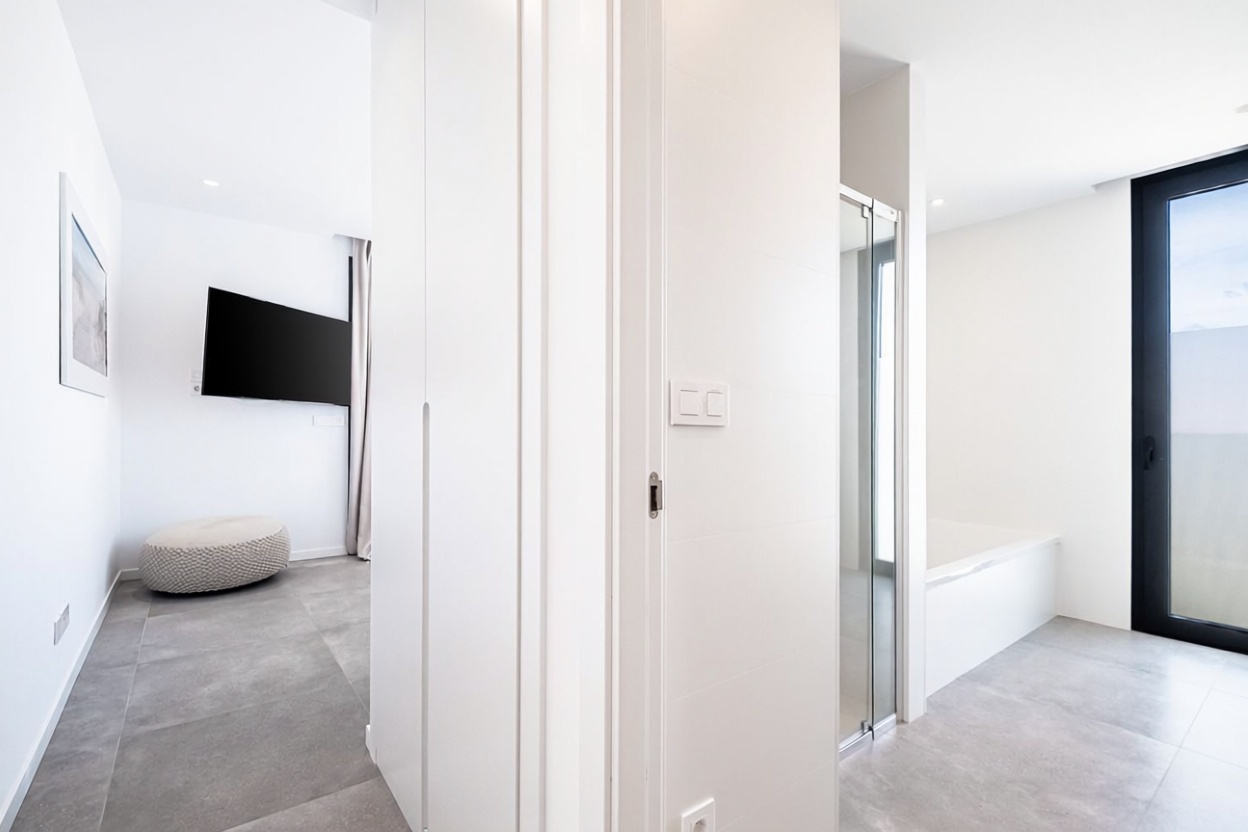 Dúplex en primera línea de playa en Villajoyosa — Bathroom