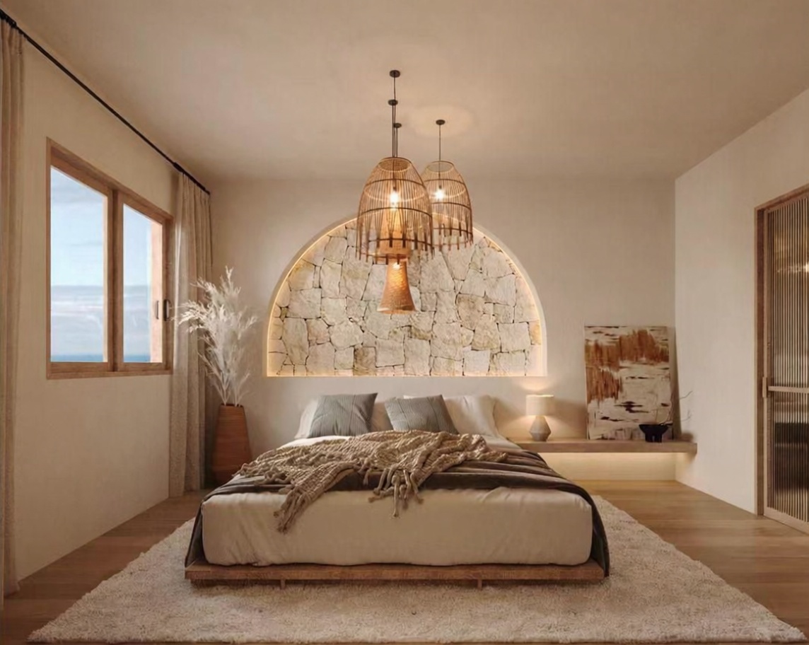 Ático en primera línea de mar en Villajoyosa — Dormitorio