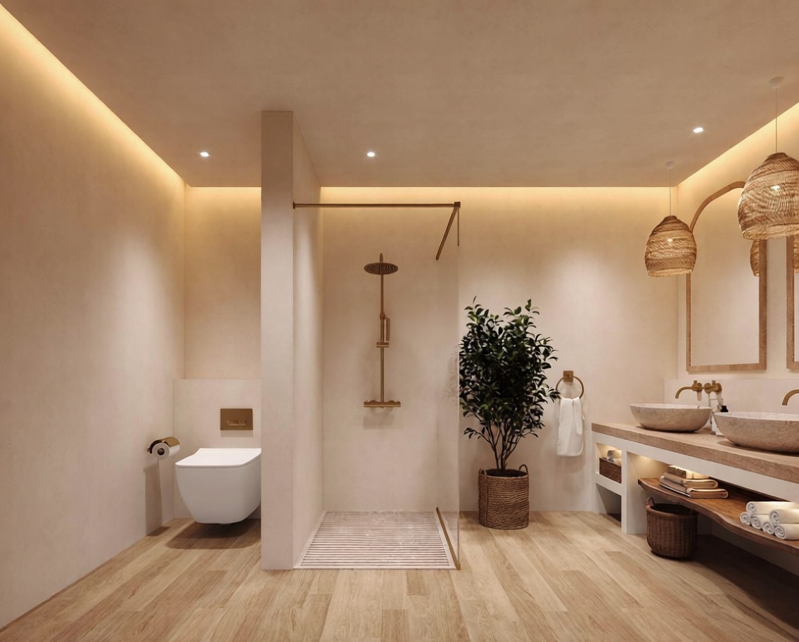Ático en primera línea de mar en Villajoyosa — Baño