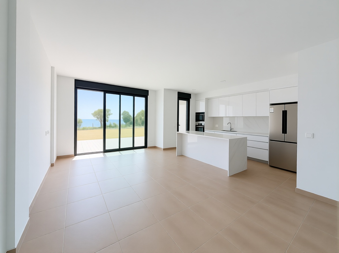 Flat on the Seafront in Villajoyosa — Living room