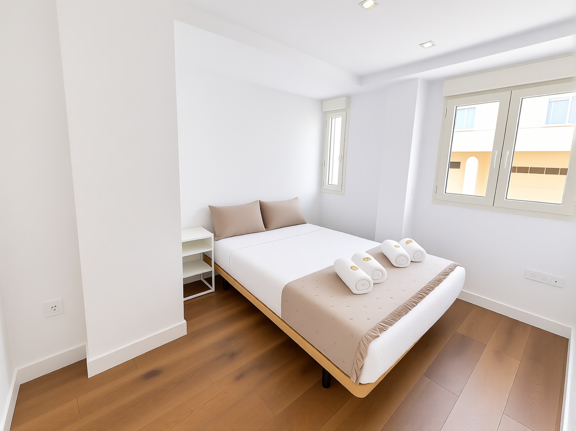 Flat in Villajoyosa on the Seafront — Bedroom