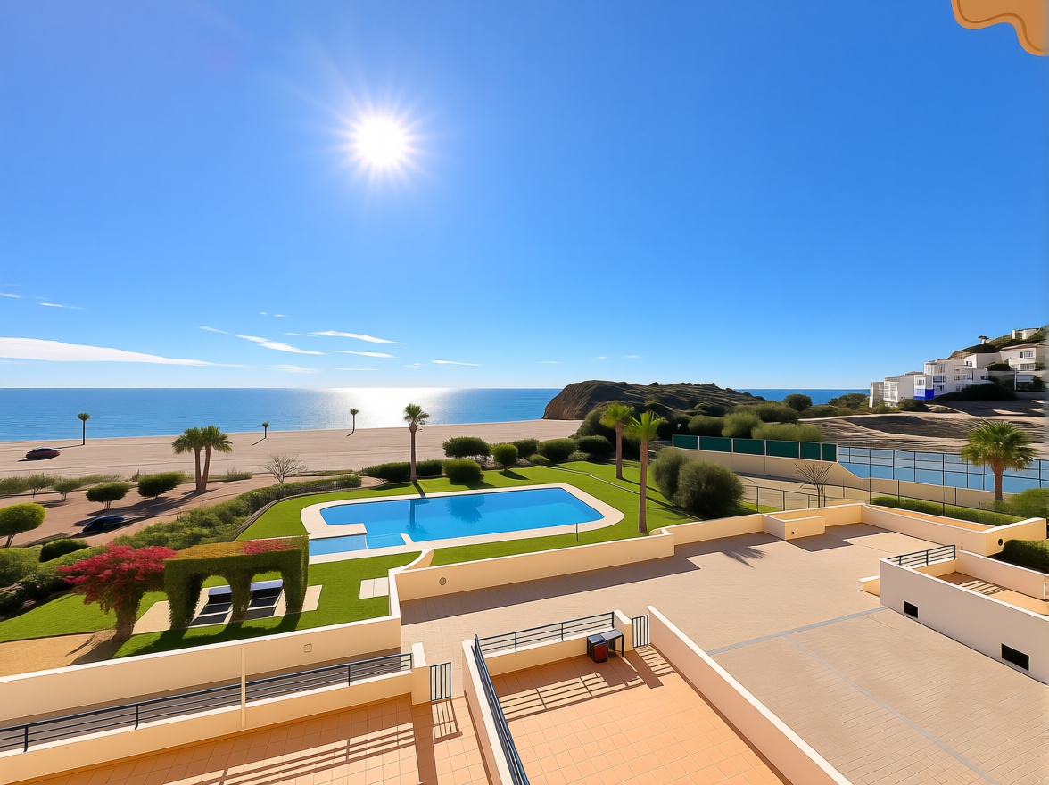 Appartement en première ligne de plage à Villajoyosa — Vue mer