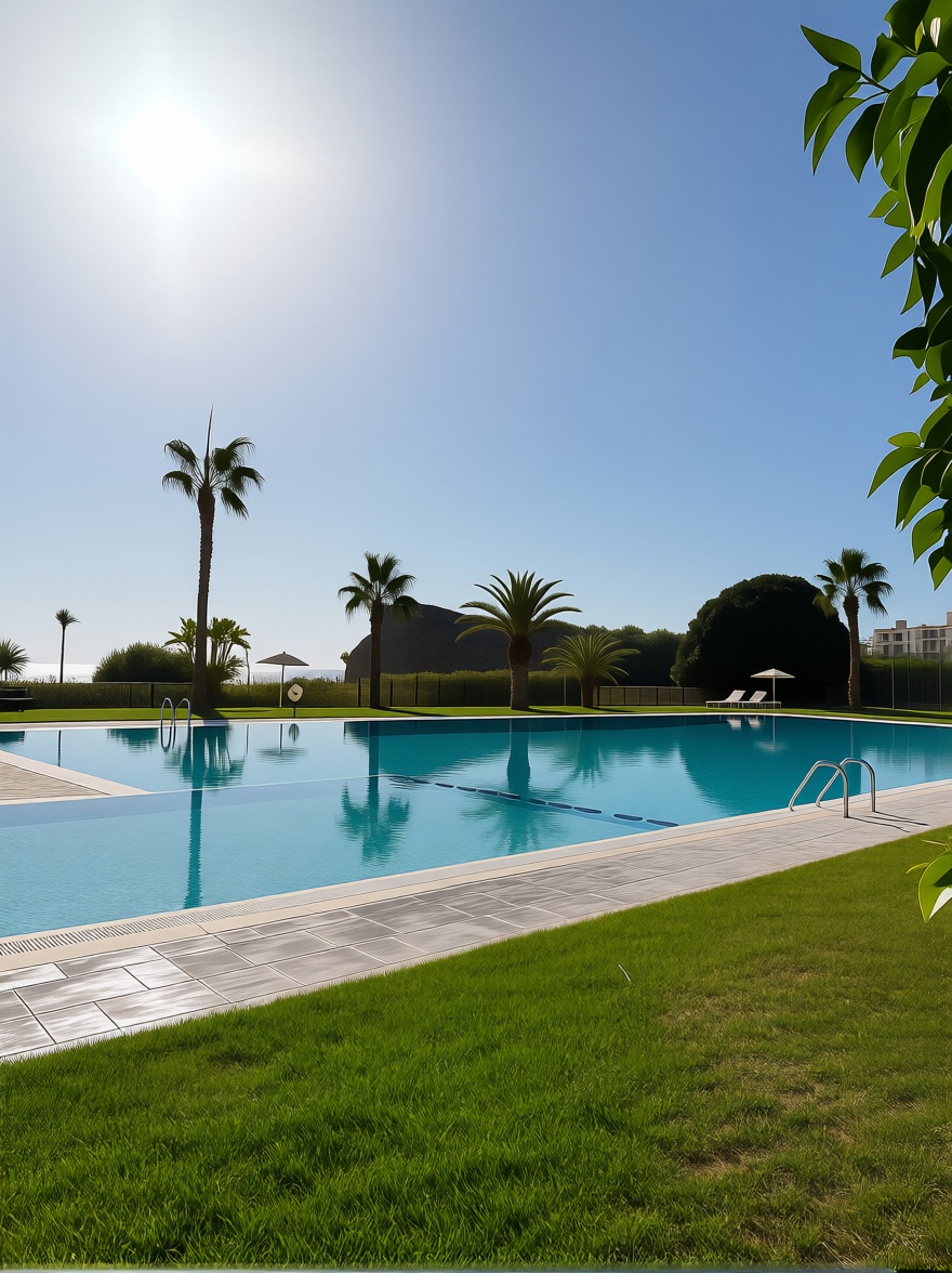 Appartement en première ligne de plage à Villajoyosa — Piscine