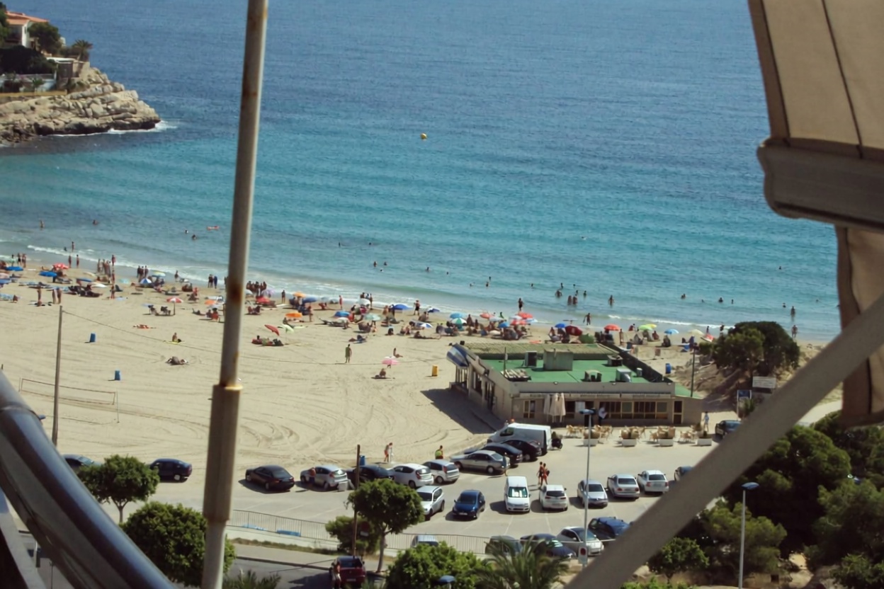 Dúplex en première ligne de plage à Miramar — Vue mer