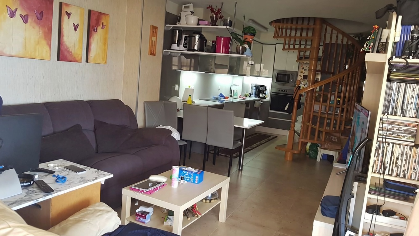 Dúplex en première ligne de plage à Miramar — Séjour