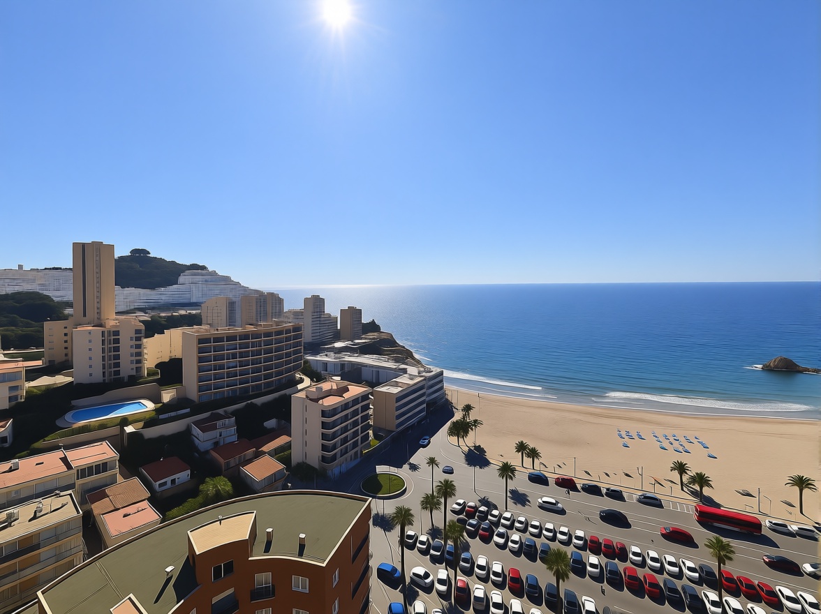 Piso en primera línea de playa en Villajoyosa — Sea view