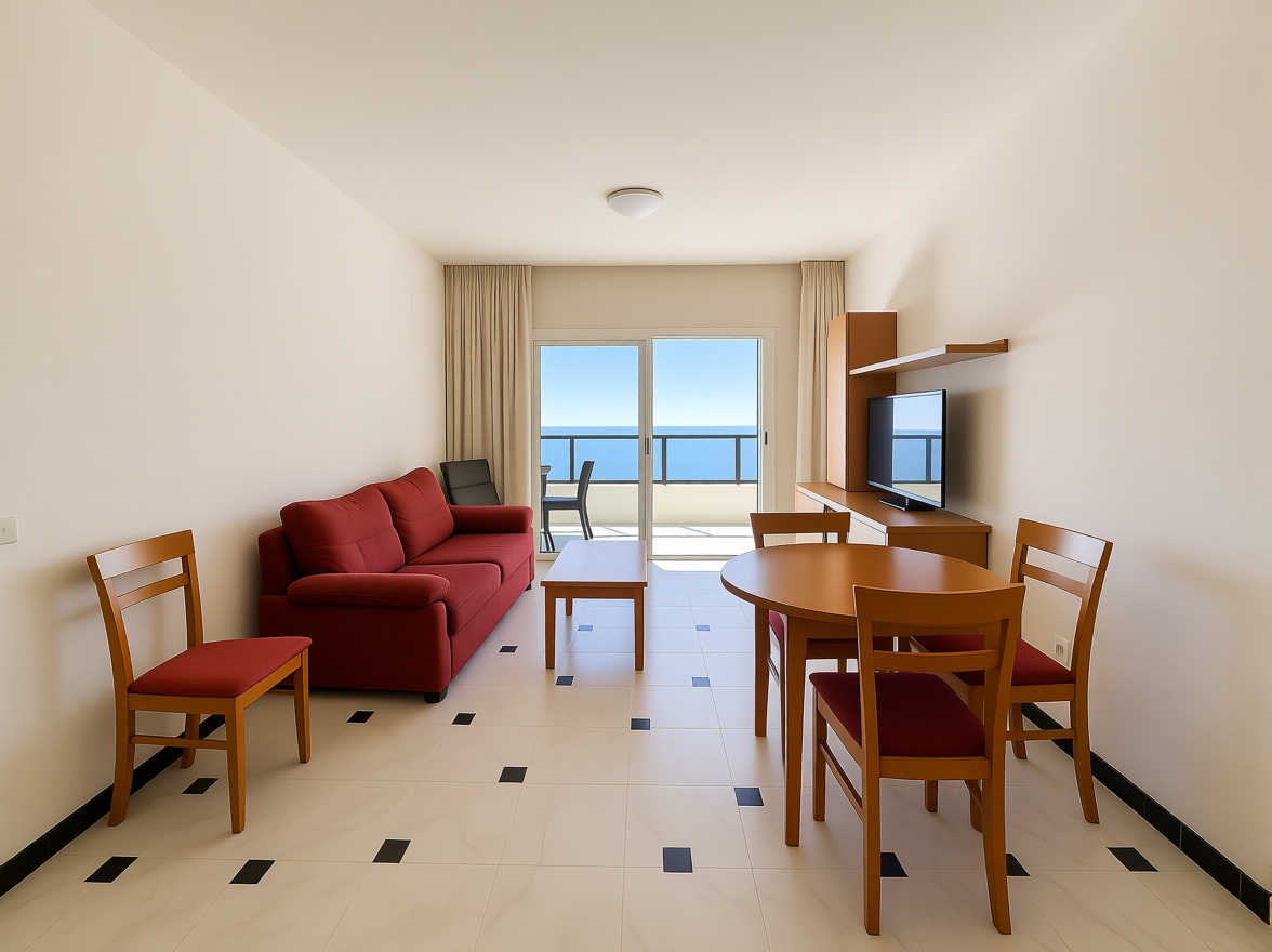 Piso en primera línea de playa en Villajoyosa — Living room