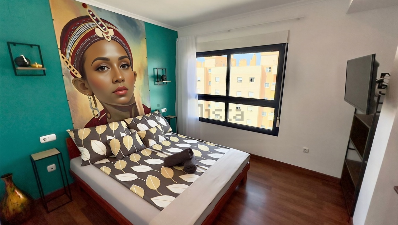 Ático en primera línea de mar en Villajoyosa — Bedroom