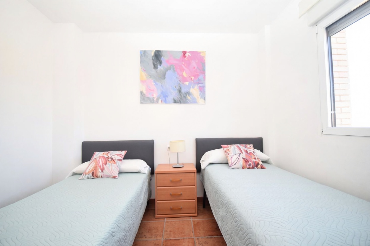 Flat in Primera Línea de Playa in Villajoyosa — Bedroom