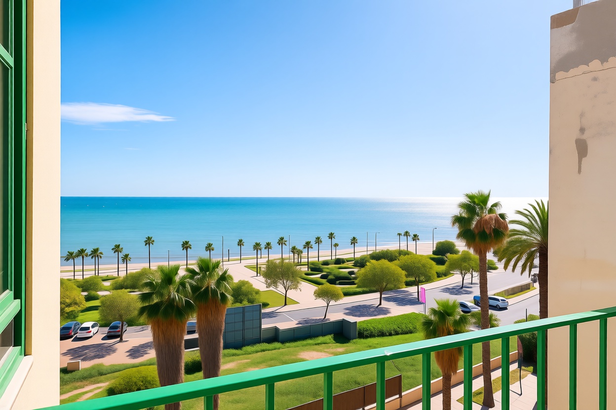 Ático en primera línea de mar en Villajoyosa — Sea terrace