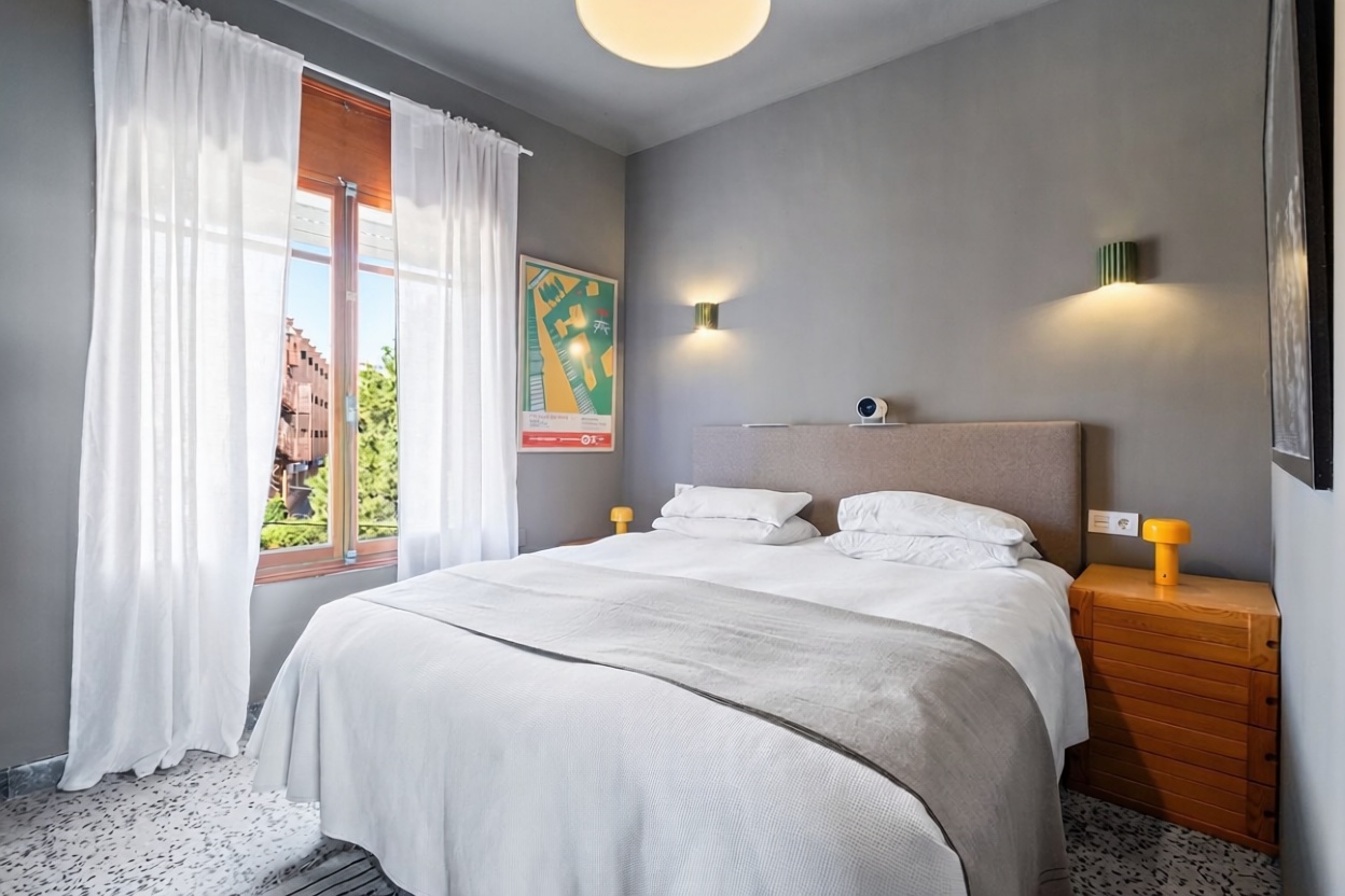 Ático en primera línea de mar en Villajoyosa — Bedroom