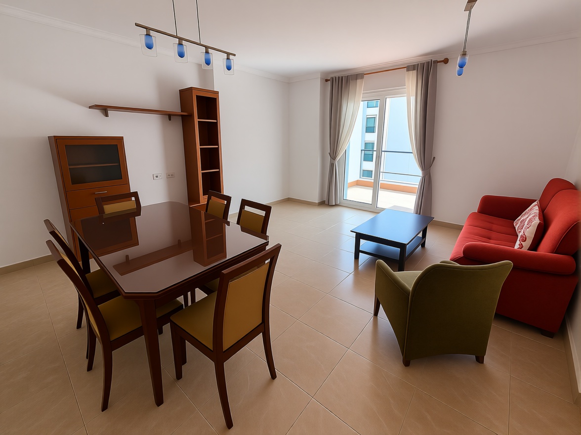 Flat in Villajoyosa, First Line of Beach — Living room