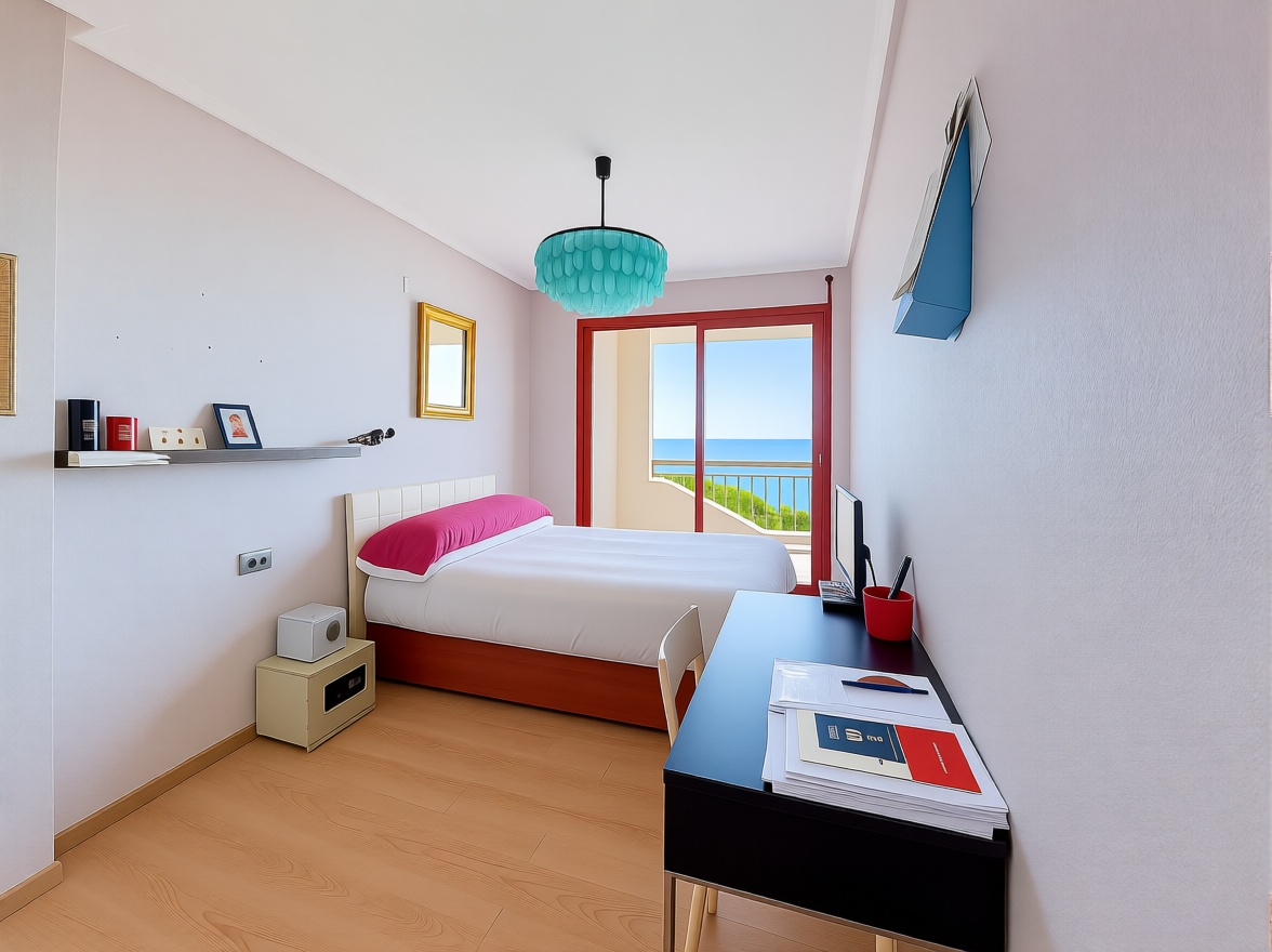 Flat on the Seafront in Villajoyosa — Bedroom