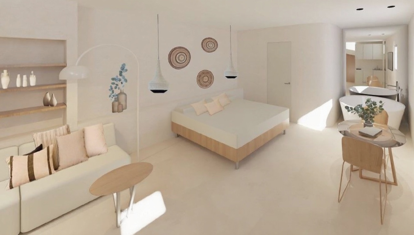 Apartamento em primeira linha de praia em Villajoyosa — Quarto
