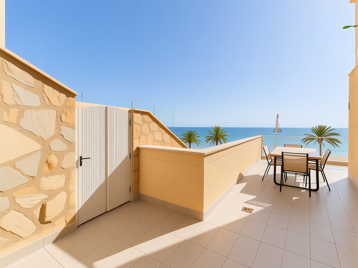 Beachfront flat in El Campello — Sea terrace