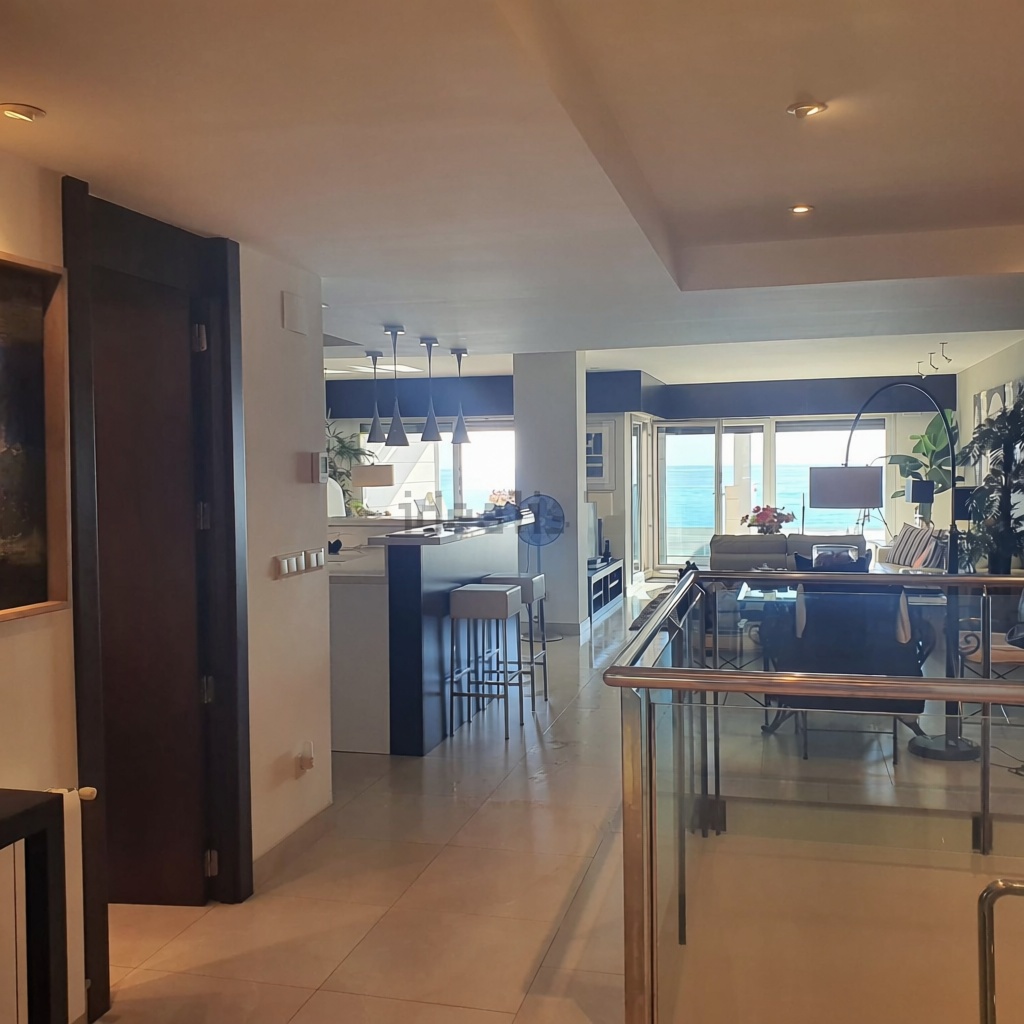 Duplex en première ligne de plage à El Campello — Cuisine