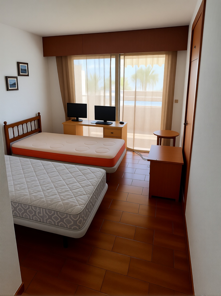 Apartamento em primeira linha de praia em El Campello — Quarto