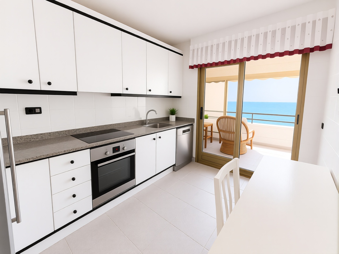 Piso en primera línea de playa en El Campello — Cocina